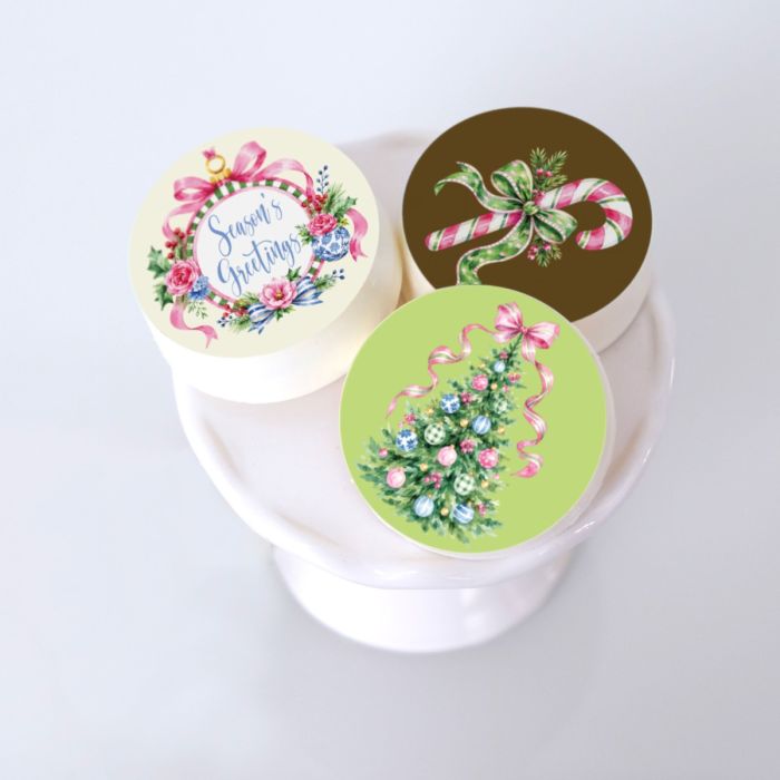 Icing Sheets Preppy Holiday Cookie/Cupcake