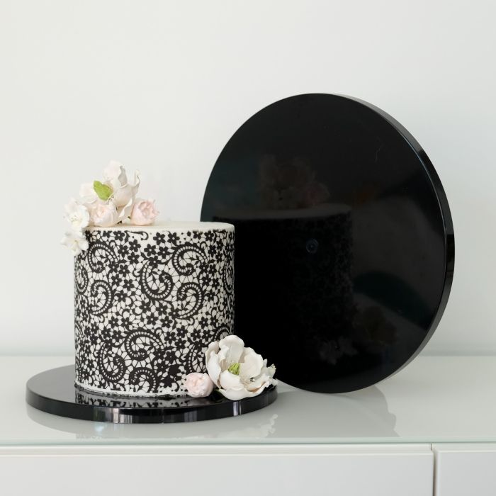 10" Round Reusable Drum Black