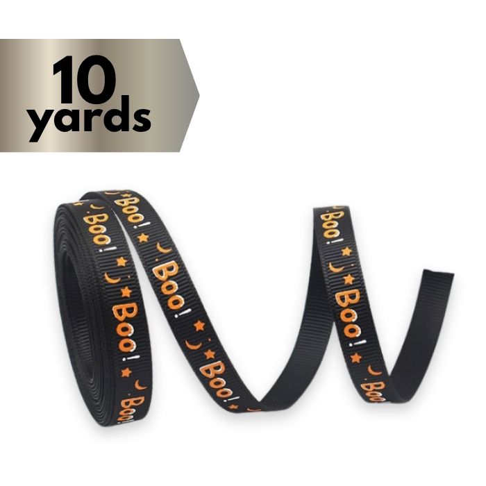 Ribbon Grosgrain Boo!