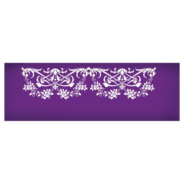 Romantique Garland Mesh Stencil Large