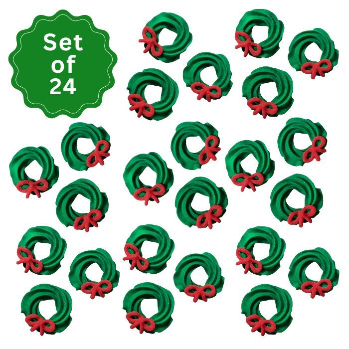 Royal Icing Christmas Wreath Mini