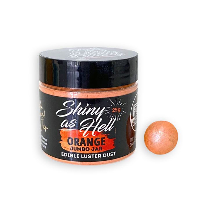 Shiny as Hell Edible Luster Orange