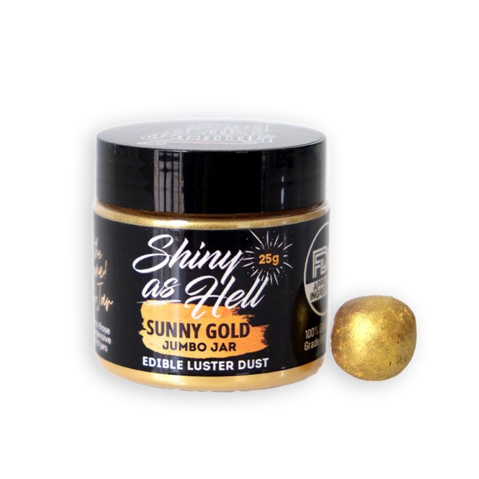 Shiny as Hell Edible Luster Sunny Gold