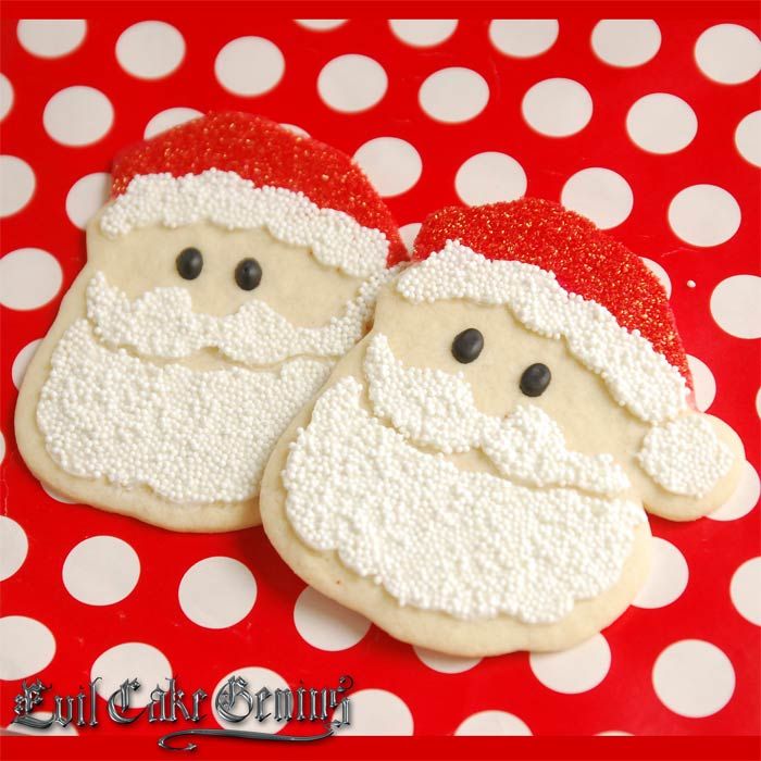 Santa Face Cookie Set