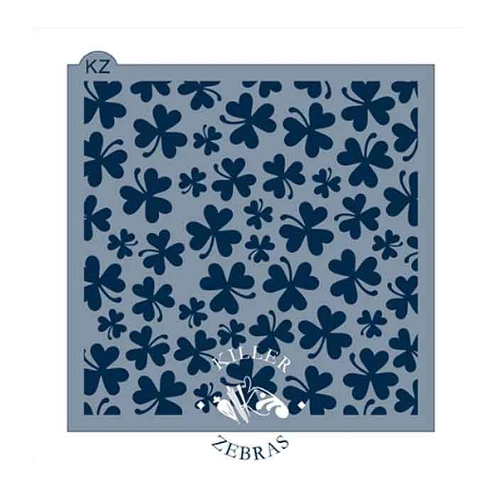 Clovers Stencil by Killer Zebras