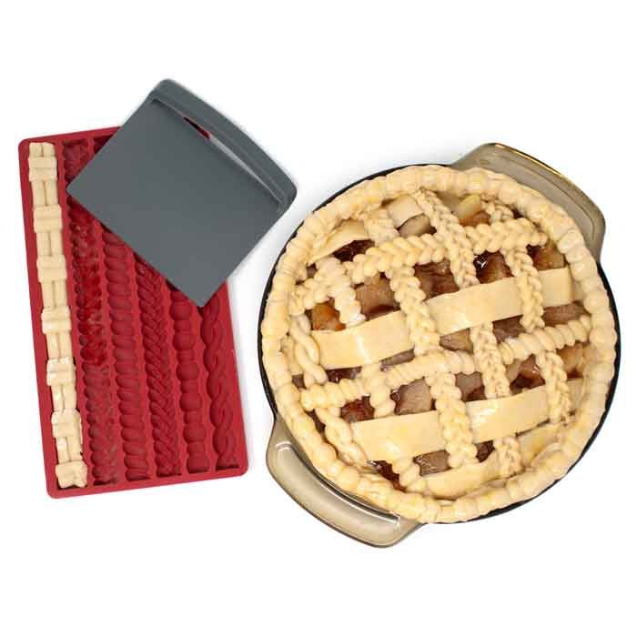Fancy Pie Crust Molding Set