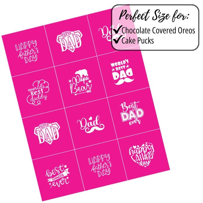 Stay Put Stencil Mini Father's Day Set