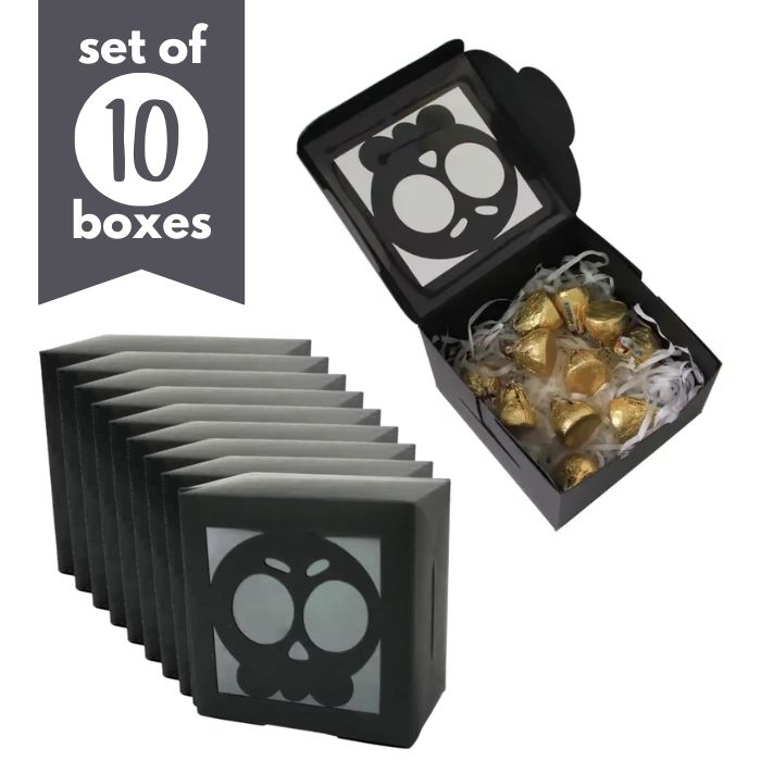 Window Treat Boxes Skulls