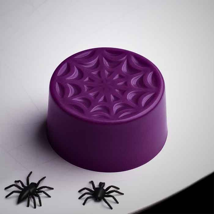 Spiderweb Bon Bon 3 Part Chocolate Mold