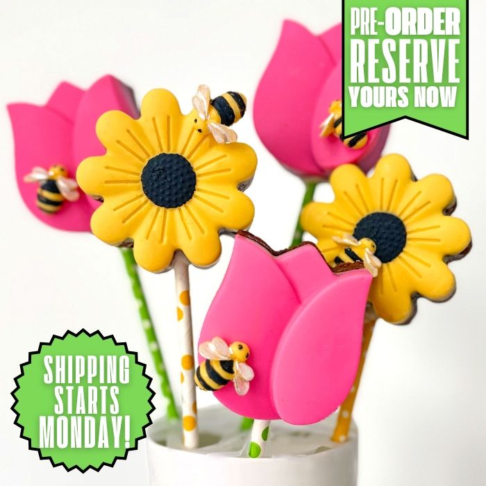 Spring Flowers Silicone Baking Mold