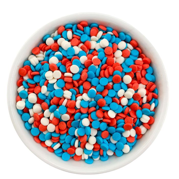 Sprinkles Patriotic Confetti (Round) YW-C517