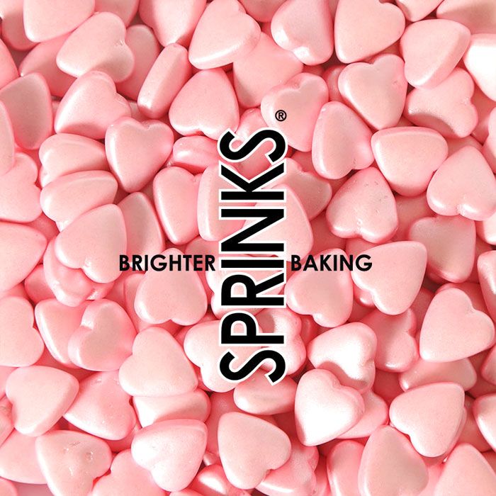 Sprinks Pink Hearts Candy Sprinkles