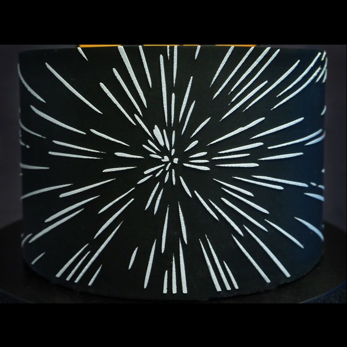 Star Warp Acrylic Stencil