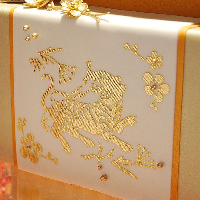 Chinese Zodiac Tiger Stencil