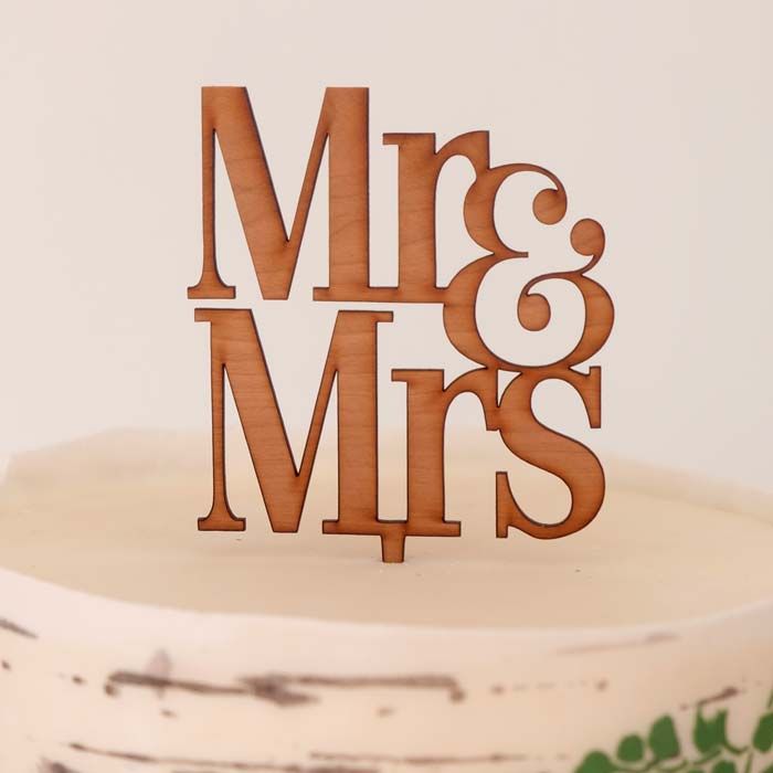 Mr & Mrs Topper Wood Veneer