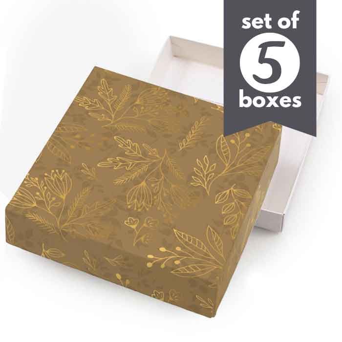 Oak Sprigs Treat Boxes 