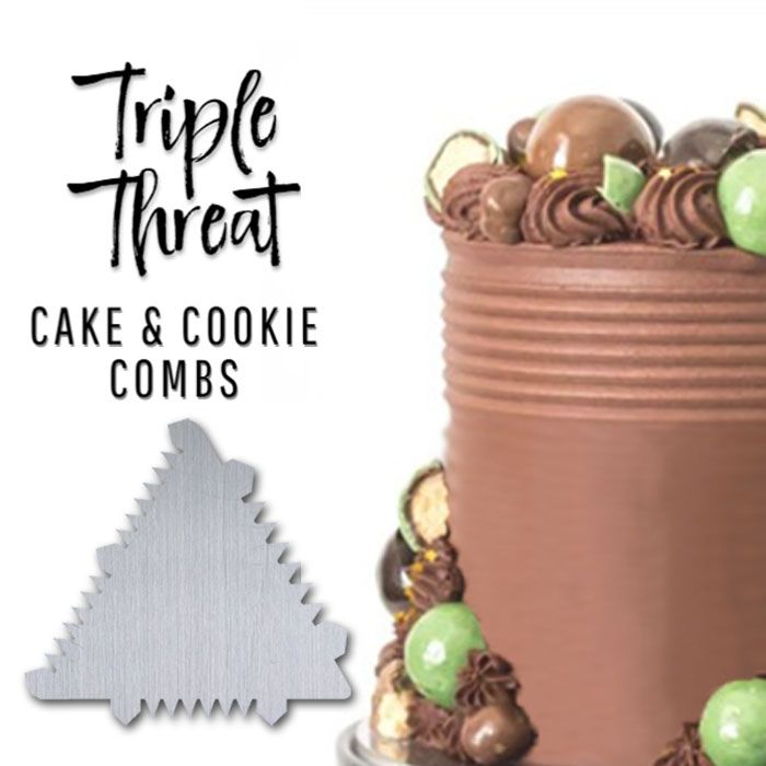 Triple Threat Cake & Cookie Comb Pinstripe