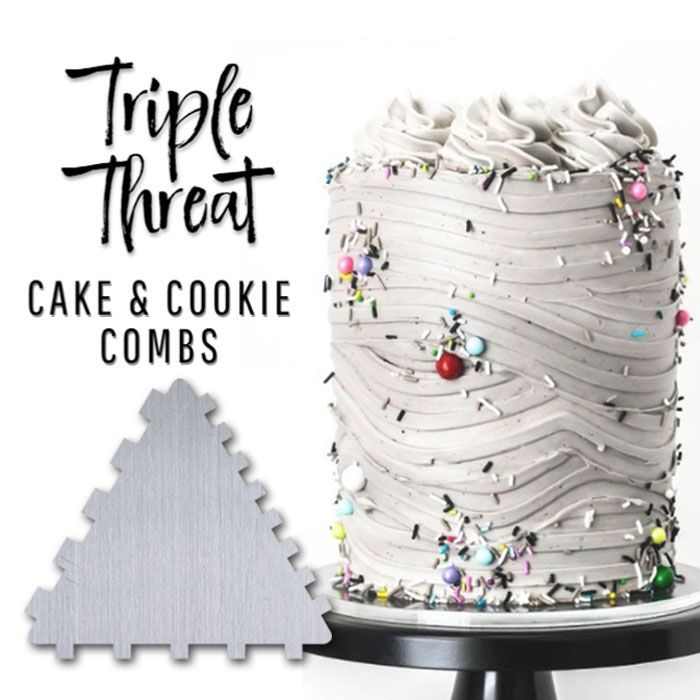 Triple Threat Cake & Cookie Comb Stripes 