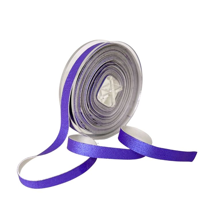 Edible Ribbon Metallic Purple Narrow (SKU MAB-108)