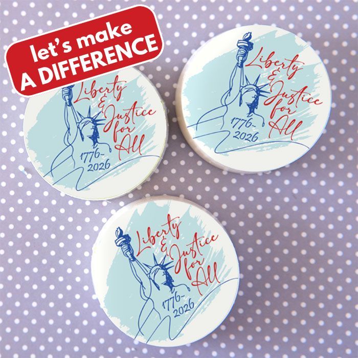 Icing Sheets Liberty 250th Anniversary Cookie