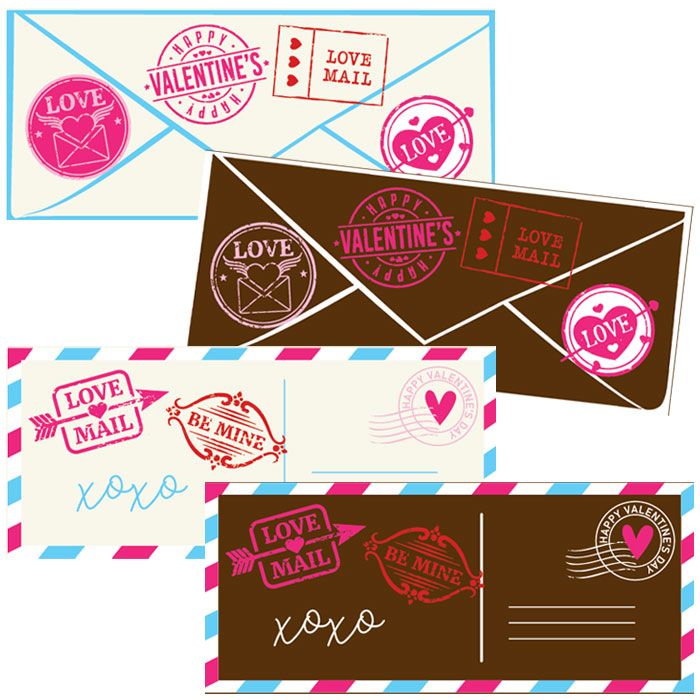 Chocolate Transfer Sheet Valentine's Bars