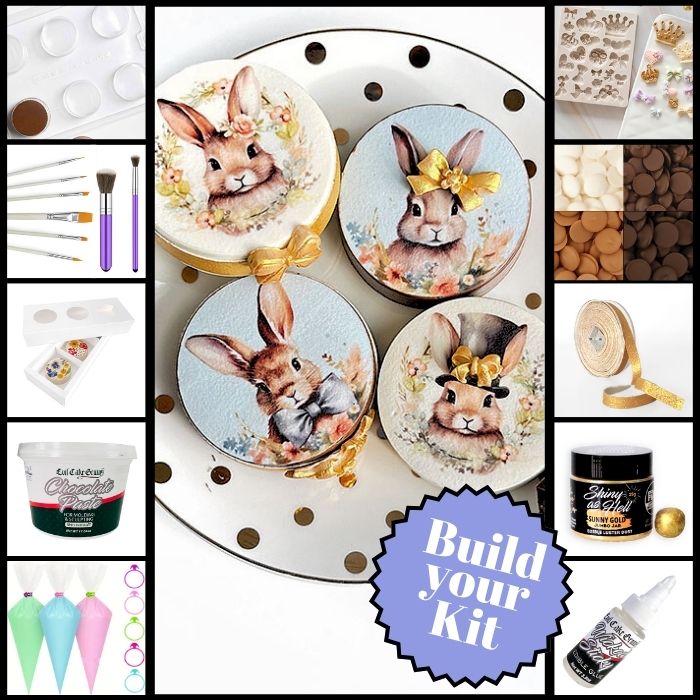 Watercolor Bunnies Oreos Kit