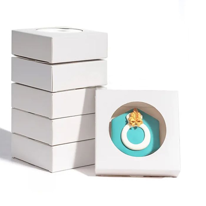 Window Cookie Boxes White