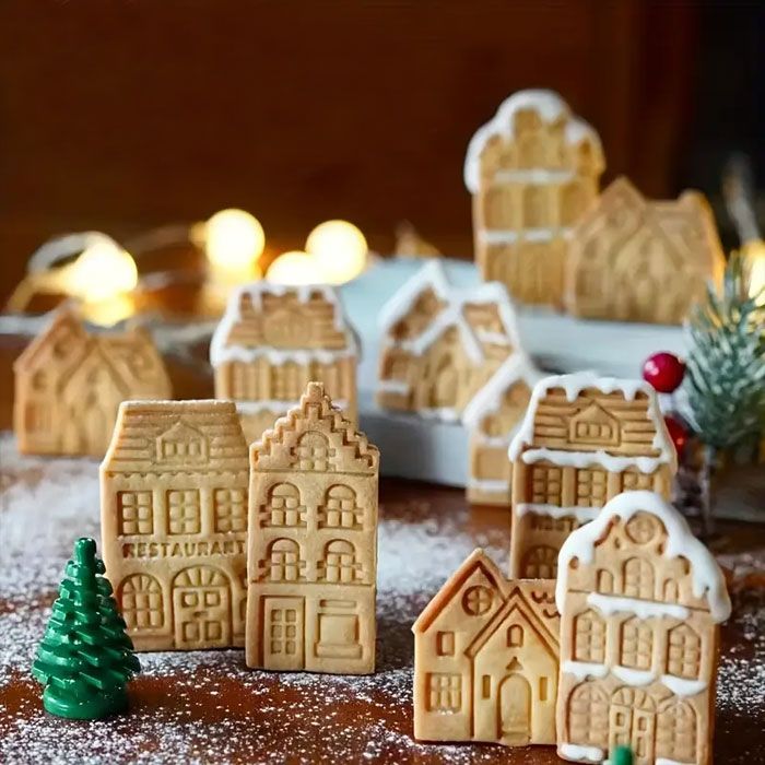 Winter Village Cookie Cutter Set