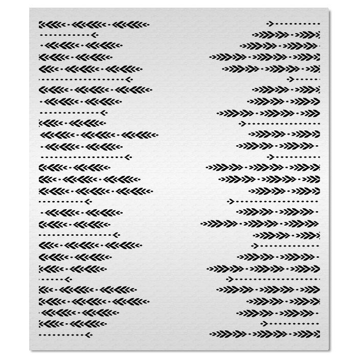 Wholesale - Wisteria Border Stencil