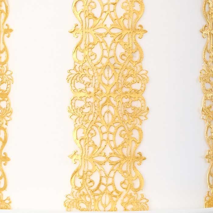 Edible Lace Wrought Iron Gold