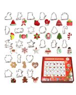 24 Piece Christmas Cookie Cutter Set