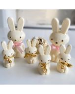 3D Sitting Bunny Small 3 Part Chocolate Mold