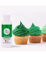 Leaf Green Food Color Gel, Large 4.5 oz. (SKU 34-030)