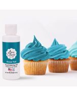 Ocean Teal Food Color Gel, Large 4.5 oz. (SKU 34-031)