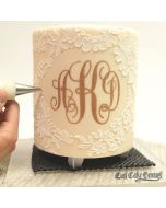 Anna Lace Wreath and Custom Traditional Monogram Set