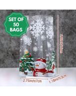 Gusseted Snowman Treat Bags