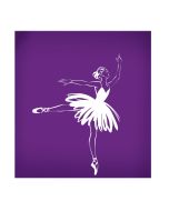 Ballerina Arabesque Mesh Stencil