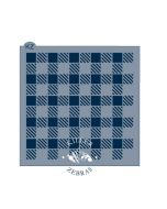 Buffalo Plaid Stencil by Killer Zebras