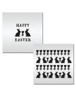 Easter Bunnies Cookie Stencil Set