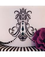 Chandelier Medallion Stencil