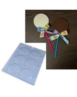 Chocolate Mold Smooth Round Lolly 