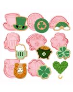 St. Patrick's Day Cookie Cutter and Embosser Set