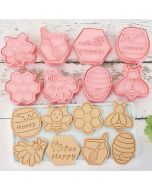 Bee Friends Cookie Cutter and Embosser Set