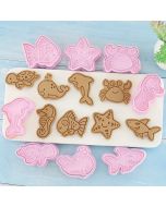 Ocean Friends Cookie Cutter and Embosser Set