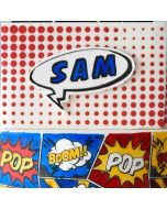 Super Comic Dots Stencil Shortened