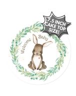 Icing Sheet Woodland Animal Baby Shower Cake