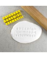 Cookie Embosser Set Modern Letters Lowercase