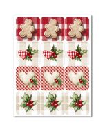 Icing Sheets Country Christmas Squares