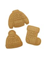 Cozy Winter Wear Cutter & Embossers Set of 3