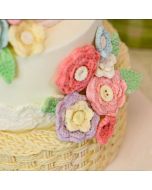 Mould Crochet Flowers & Leaf